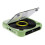 (Green)KC-918 CD Player with LCD Screen Portable Bluetooth Speaker Audio Repeater for Home Car 1