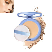 Matte Pressed Powder 02 Natural Beige Oil Control Formula Waterproof Long Lasting Finish