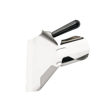 Stainless Steel Popcorn Scoop with Ergonomic NonSlip Grip for French Fries Snacks and Desserts