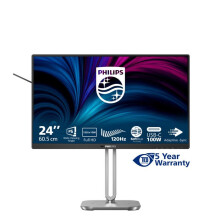 Monitor Philips PC 23.8" Full HD IPS 120Hz USB-C 4000 Series 24B2U4301/00 Grigio