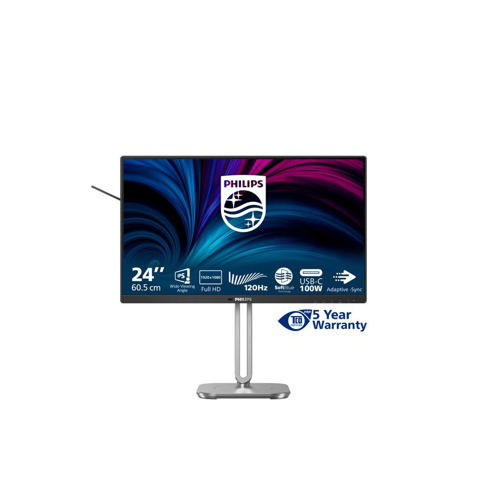 Philips 24B2u4301 23.8 Zoll Full Hd Ips Office Monitor 16:9 120 Hz Dp/Hdmi//Usb-C Pd96w/Lan Docking Größe 24 Schwarz - Bild 8