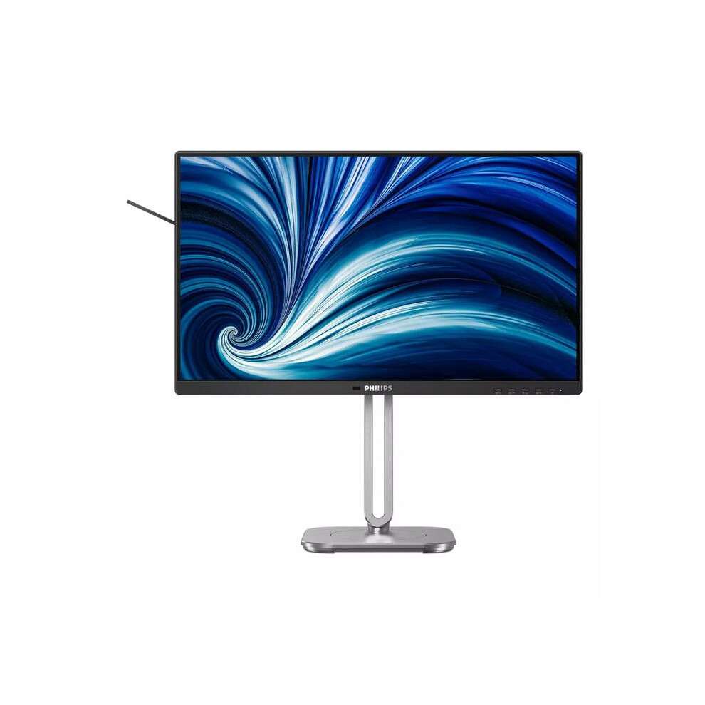 PHILIPS 24B2N4200-24 Zoll FHD Monitor, Lautsprecher, höhenverstellbar (1920x1080, 120 Hz, VGA, HDMI 1.4, DisplayPort 1.2, USB Hub) schwarz grau - Bild 9