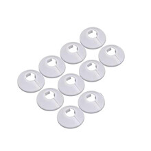 (White) 10Pcs Radiator Pipe Cover Convenient Wall Pipe Tube Decoration Home Supply