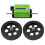 1pc Mechanical Length Counter Meter Counter Rolling Wheel Green 1