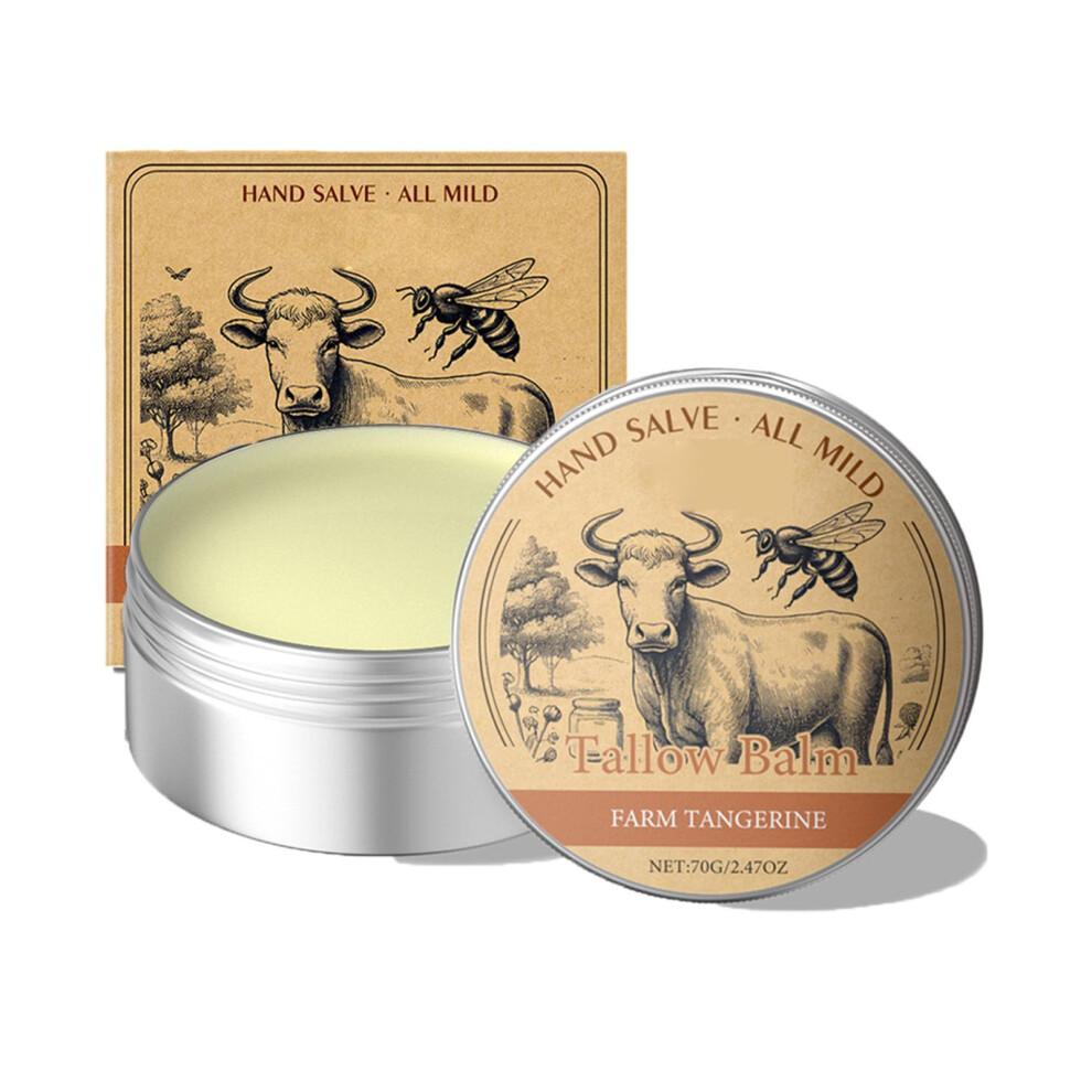 Beef Tallow Moisturizer and Honey Body Butter for Dry Skin, Deep Hydration and Smooth Glow