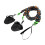 Λάστιχο Αντίστασης Κολύμβησης Dryland Powercord Latex με Κουπιά Professional, Κίτρινο 40lbs 5