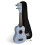 Soprano Ukulele Inc Bag Pick Strings Lavender Blue 1