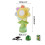 (One Size, Yellow) Sunflower Bubble Machine Seven Color Flower Fully Automatic Bubble Blowing 30ml Flye244796 2