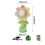 (One Size,Pink)Sunflower Bubble Machine Seven Color Flower Fully Automatic Bubble Blowing 30ml Flye244796 2