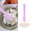 4Pièces Sticks Silicone Violets Pour Résine Outils 11