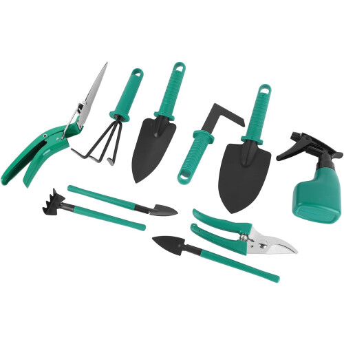 Gardening Tools Set with Spade, Shovel and Scissors, RustResistant Iron Kit for Yard Work 1