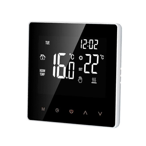 Wi-fi Smart Thermostat Digital Temperature Controller Tuya App Control Lcd Displaytouch Screen Week Programmable Electric Floor Heating Thermostat For 2
