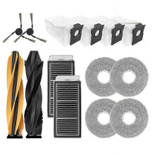 Für Dreame L40S Pro Ultra / Dreame X50 Ultra / L50 Pro Ultra Teile Hauptbürstenfilter Mopptuch Staubbeutel Zubehör A