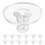 500Pcs Soft Silicone Locking Earring Backs for Safe Pierced Earrings 1