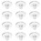 500Pcs Soft Silicone Locking Earring Backs for Safe Pierced Earrings 10