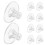 500Pcs Soft Silicone Locking Earring Backs for Safe Pierced Earrings 4