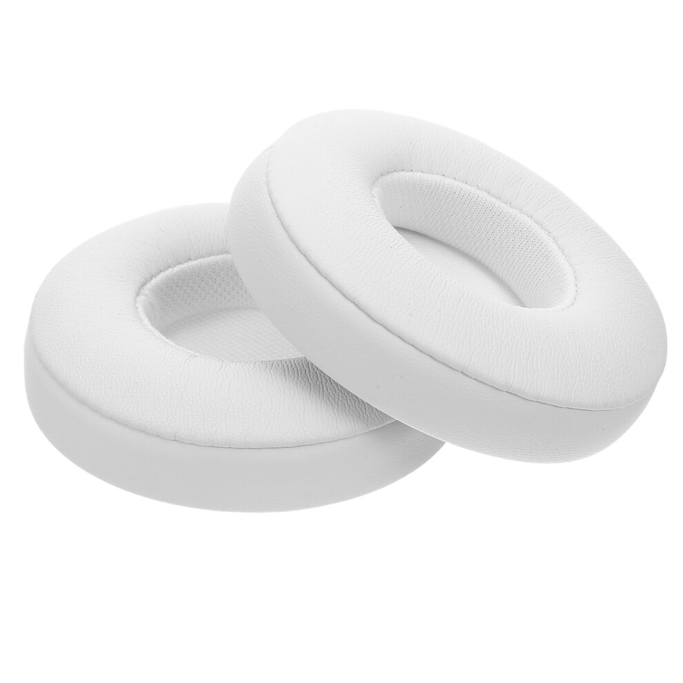 2Pcs Replacement Headset Cushion Pads Sponge Comfortable Earpads White 3163133095743