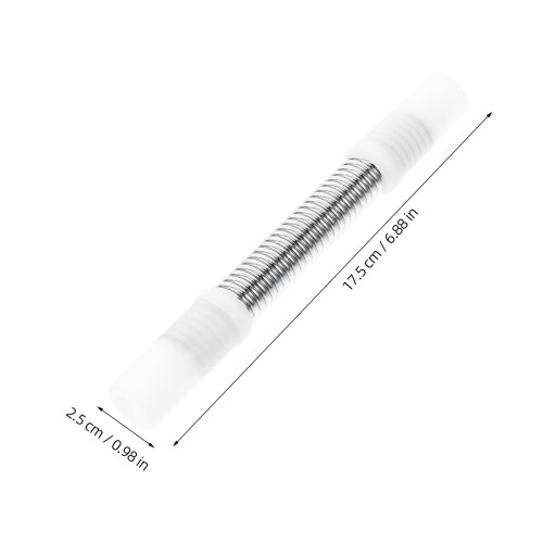 Universal Fishing Umbrella Spring Swivel Hinge White Plastic Iron 2