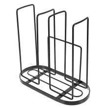Black Carbon Steel Paper Cup Holder Durable Desktop Cup Organizer