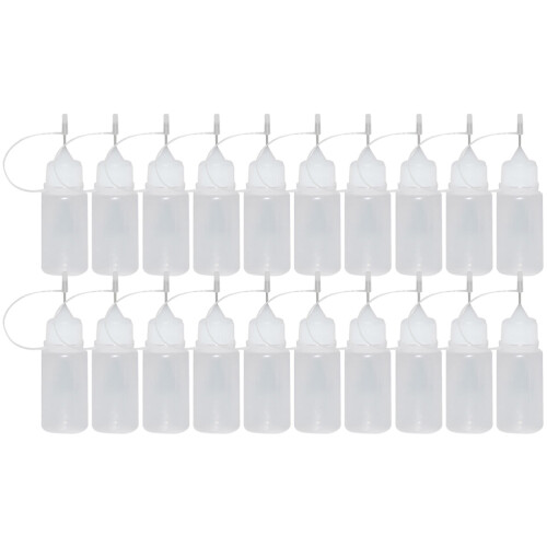 Cylindrical Gel Applicator Bottle With Pointed Tip 30set