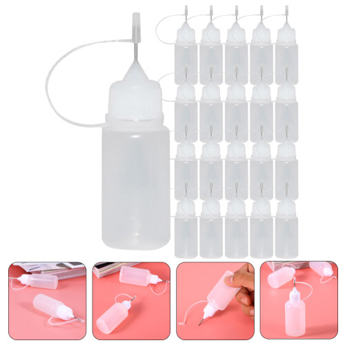 Cylindrical Gel Applicator Bottle With Pointed Tip 30set 2
