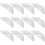 20Pcs Thickened White Steel Angle Brackets for Cabinet Shelf Support 9