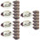 24Pcs Realistic Artificial Oyster Models Durable PVC Fake Food Props 9