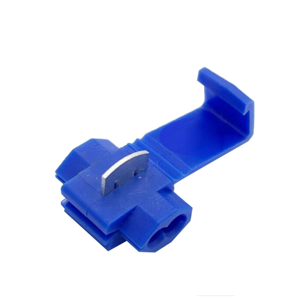 50Pcs Blue Quick Splice Connector Wire Terminal Lock For Copper Wires 3212175319789
