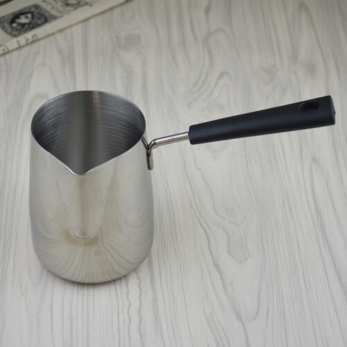 Pull Flower Cup Milk Pour Pot For Latte Espresso Steaming Pitcher 1