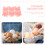 2pcs Clothes Hanger Hat Drying Rack Rotating Socks Drying Hanger Multi-Clips For Space Saving 9