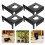 4Pcs Post Base: Stainless Steel Support For 4" X 4" Wood Post 10
