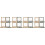 16 Pcs Desktop Floating Display Frame Transparent Jewelry Holder 3