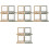16 Pcs Desktop Floating Display Frame Transparent Jewelry Holder 2