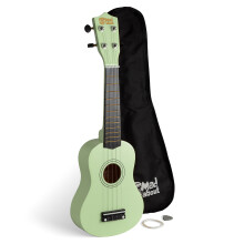 Soprano Ukulele with Bag Pick Strings Mint Green