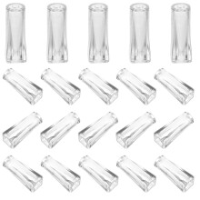 20Pcs Clear Plastic Cord Knobs Replacement for Window Blind Tassels