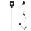 2Pcs Drum Pedal Replace Hammer Assorted Color Felt Steel ABS Durable 7
