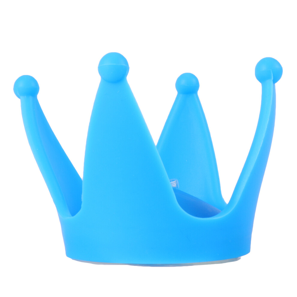 1Pc Helmet Horns Silicone Suction Cup Creative Helmet Ornament Blue 3292820271631