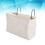 1Pc Felt Fabric Bedside Storage Bag Hanging Organizer White Durable 7