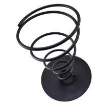 Black Iron French Fries Cone Holder Snack Serving Rack for Kitchen