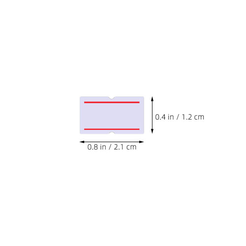 Label Sticker White Rectangular Home 10 Rolls 1