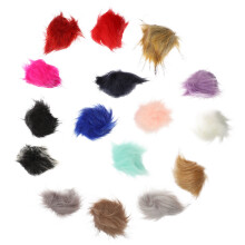 32Pièces Pompons En Fourrure Colorés Pour Décor Et Couture Confortable