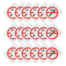 20 No Smoking Raamsticker Voor Voertuigen