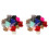 32Pièces Pompons En Fourrure Colorés Pour Décor Et Couture Confortable 2