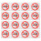 20 No Smoking Raamsticker Voor Voertuigen 8