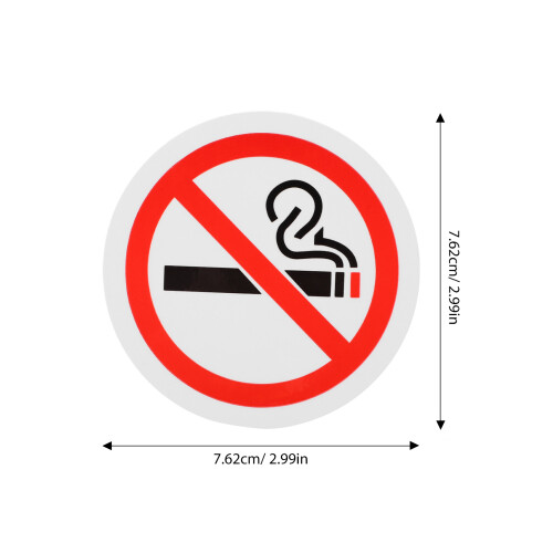 20 No Smoking Raamsticker Voor Voertuigen 1