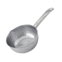 1Pc Stainless Steel Milk Pan Silver Cooking Pot for Noodles and Sauce