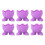 6Pièces Égouttoirs Œufs Violet Silicone Multi-Usage Maison 7
