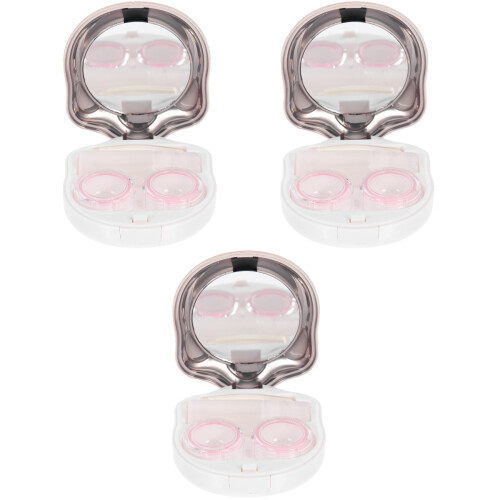 3 Sets Cat Claw Shape Contact Lens Box Portable Container 2