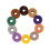 20 Pcs Drumming Practice Pad Felt Material Washers Coloured 7