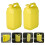 2Pcs Yellow Press Type Liquid Bottles with Spring Pump Large Opening 10